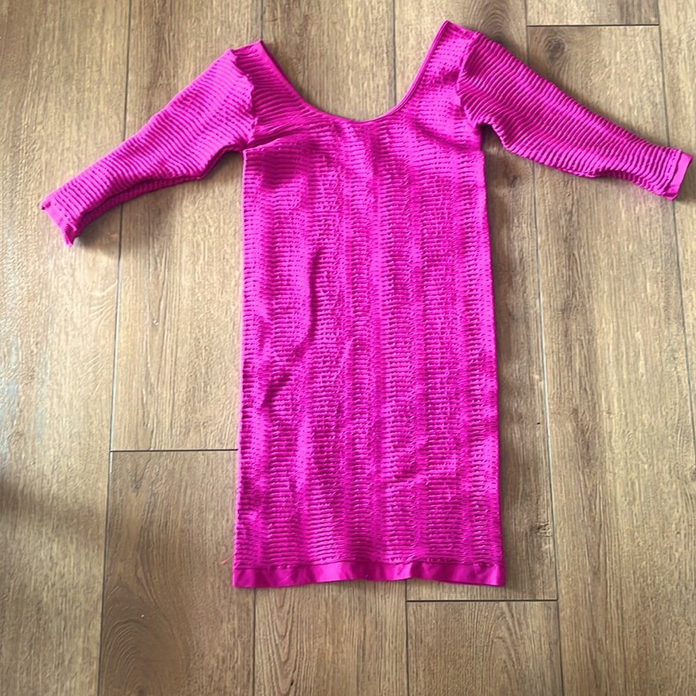 Fuchsia bodycam dress
